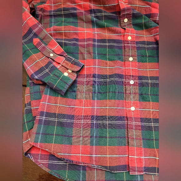 🤴👔 Plaid long sleeve button down shirt in size XXLT - Picture 9 of 16